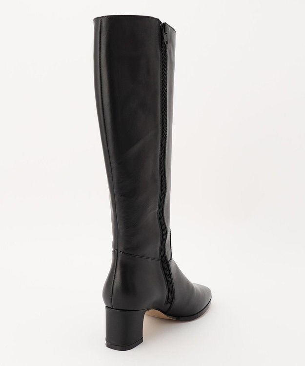 J.PRESS LADIES レザー ロングブーツ ブラック系