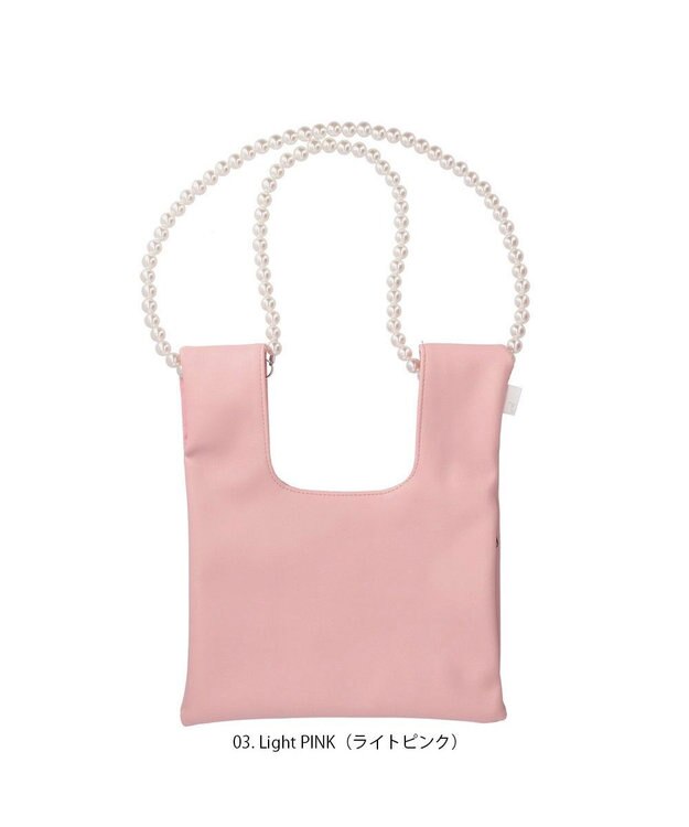 ROOTOTE 6462【直営店限定】LT.パールショルダーミニショッパー-A 03：ライトピンク