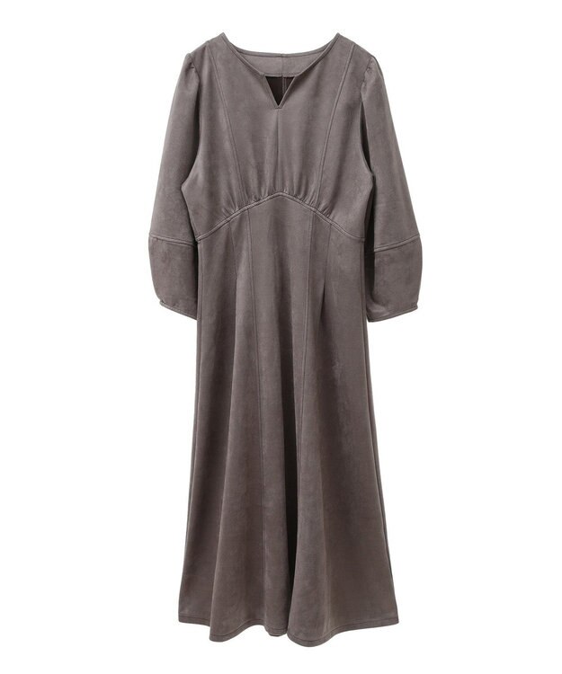 Green Parks ・ＥＬＥＮＣＡＲＥ　ＤＵＥ　スエードポンチタックワンヒ Gray Beige