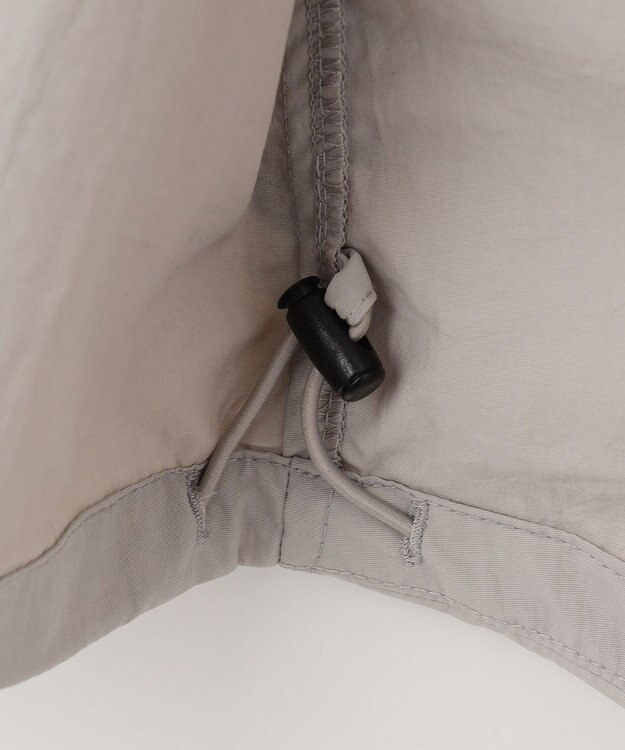 ANY フーデットレインコート グレー