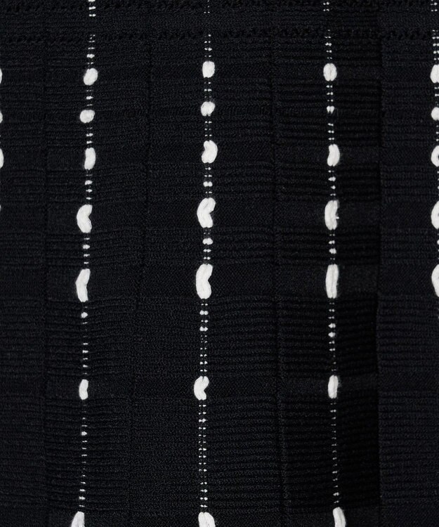 JOSEPH 【洗える】フラグメントストライプ 　スカート Black/Ivory