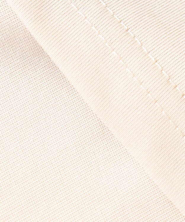 ANY グリッタープリントロゴＴシャツ ベージュ