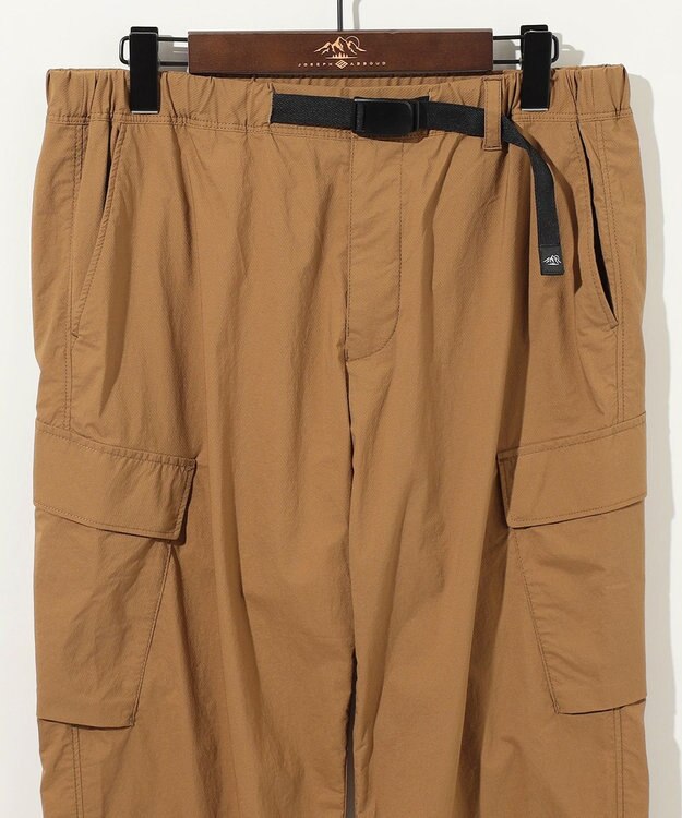 JOSEPH ABBOUD MOUNTAIN 【軽量】ハイパワーストレッチカルゼ トレッキングカーゴパンツ キャメル系
