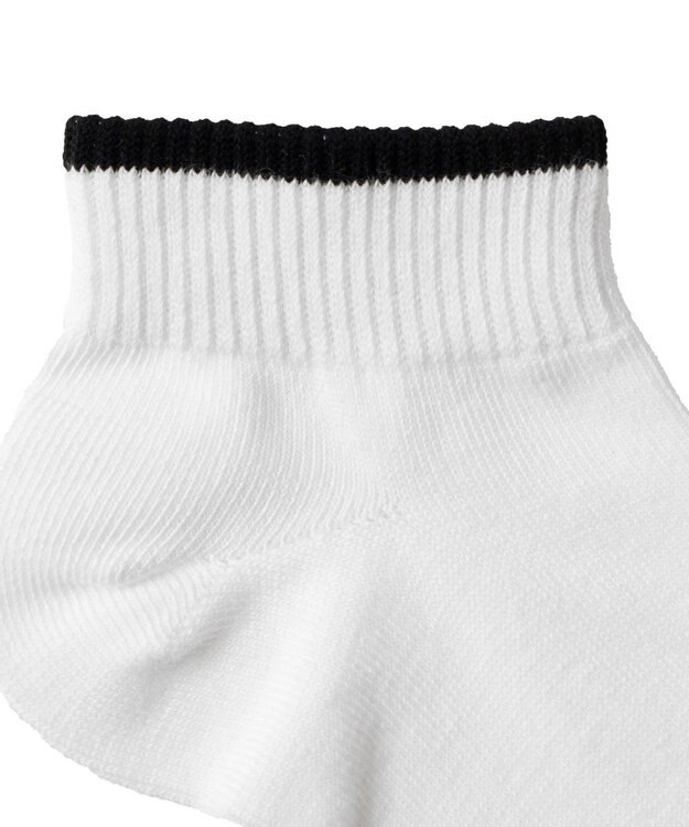 WEGO ラインショートソックス ホワイト