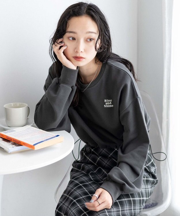 WEGO ドロストデザインPOスウェット スミクロ