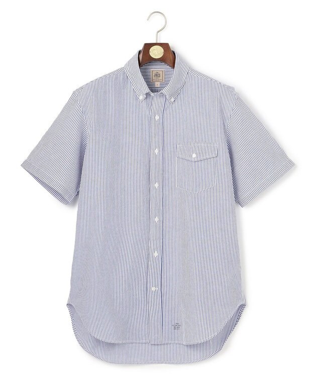 J.PRESS MEN 【WEB・一部店舗限定】シアサッカー ストライプシャツ / B.D. ネイビー系1