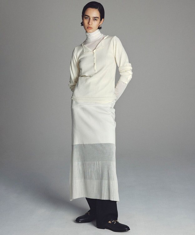 uncrave TWドビードスキン ベーシックトラウザー ネイビー