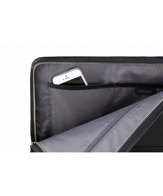 ACE BAGS & LUGGAGE ultima TOKYO ウルティマ トーキョー ライル クラッチバッグ A4サイズ セカンドバッグ オールレザー 冠婚葬祭・身の回り品収納に 77824 ネイビー