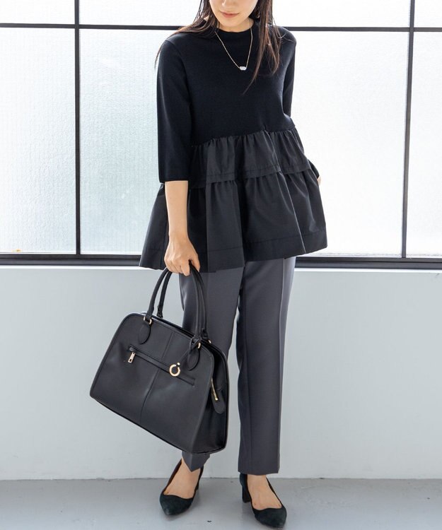 組曲 【A4対応】 ボストンバッグ Large ブラック系