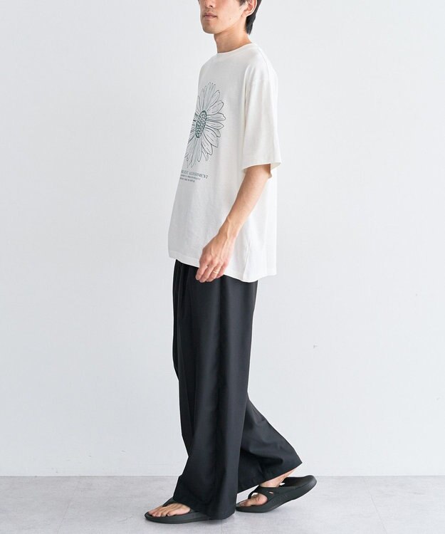 CRAFT STANDARD BOUTIQUE フラワープリントグラフィックＴシャツ A