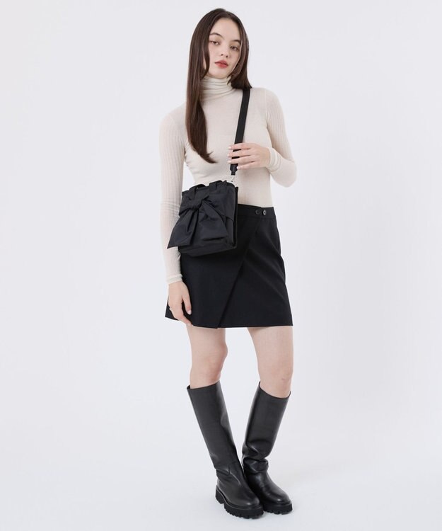 LeSportsac BOW MINI N/S TOTE/ブラックボウズ ブラックボウズ