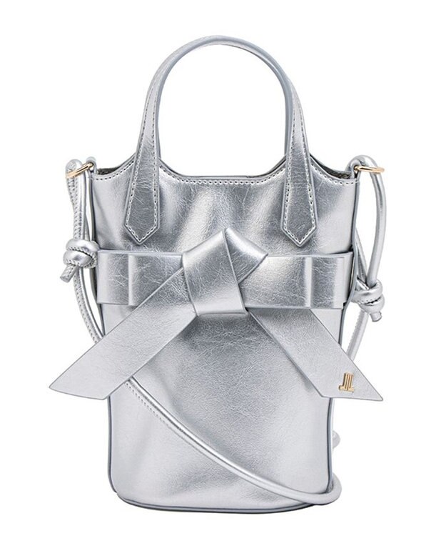 LANVIN en Bleu リュバン ショルダーバッグ シルバー