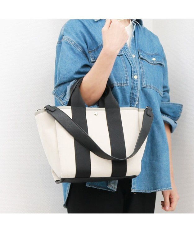 UNBILLION カシュカシュ cachecache / エルガリー2wayテープトート ブラック