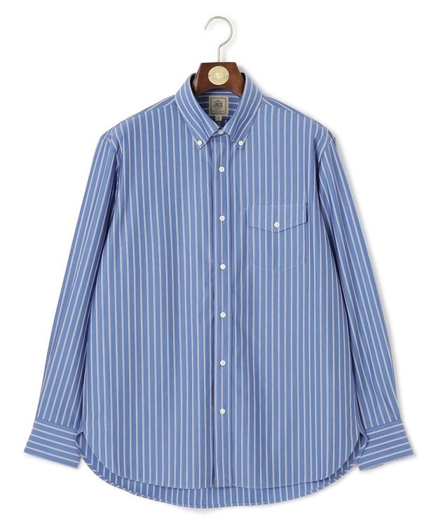 764 新品 ジェイプレス Jプレス BD 綺麗め キャンディストライプシャツS パッチフラップ マルチストライプシャツ/B.D. / J.PRESS MEN