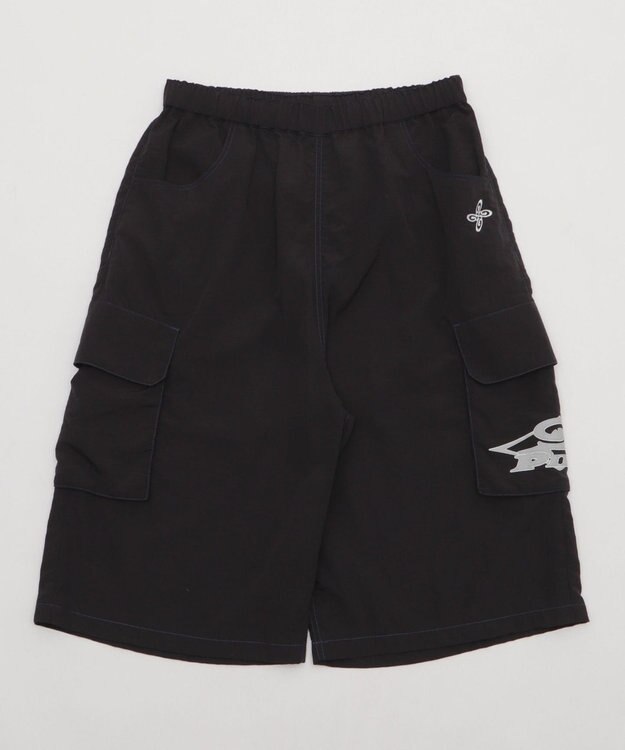 WEGO 別注PIKOグラフィックカーゴショーツ ブラック