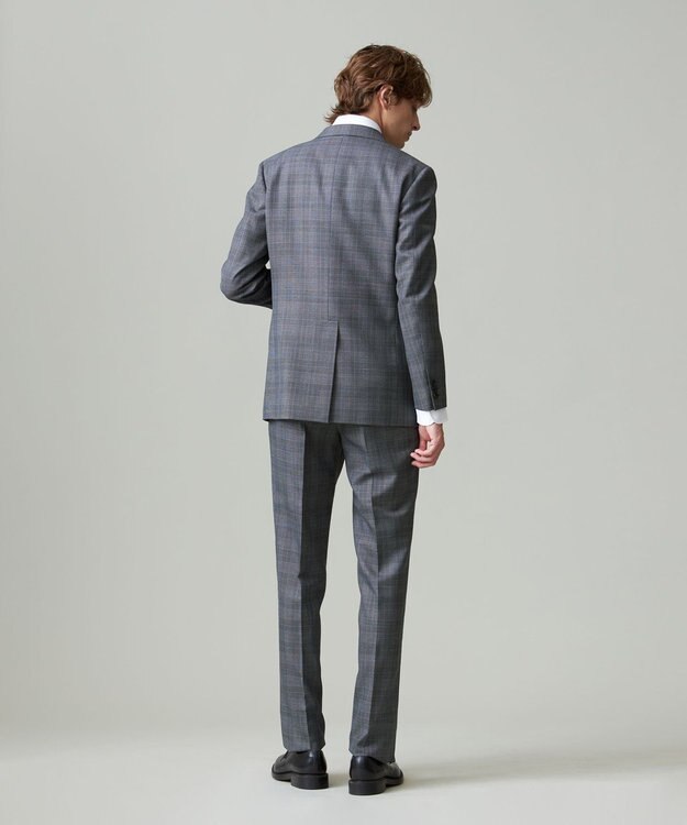 J.PRESS MEN 【CUBA BEACH MASTERPIECE】尾州アーカイブ チェック スーツ/総裏 ブラック系3