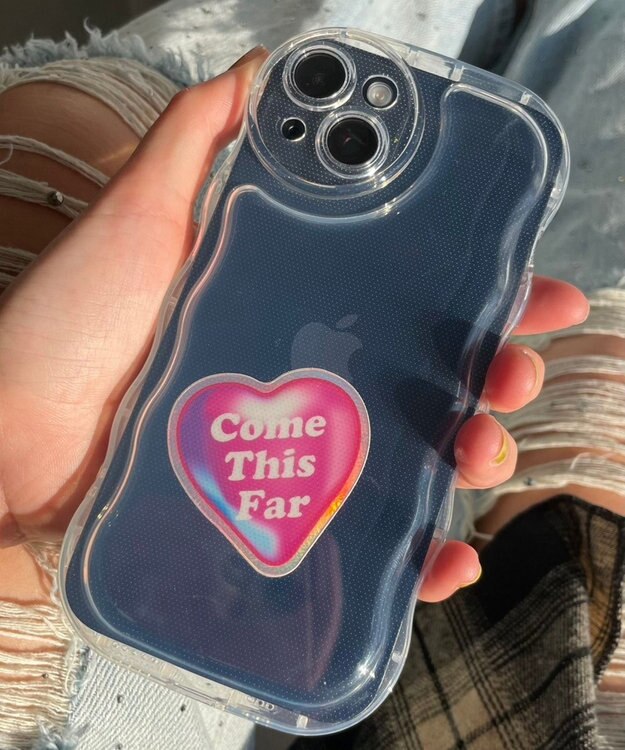 WEGO クリアウェーブiphoneケース 柄4