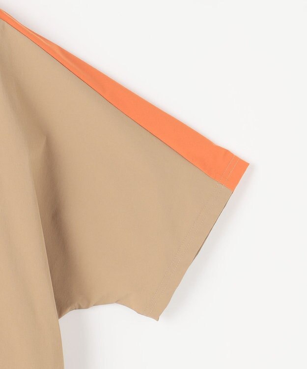 PW CIRCULUS 【MEN】パッカブルハーフジップ ゴルフ ベージュ系