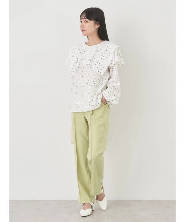 earth music&ecology サイドベンツパンツ Mint