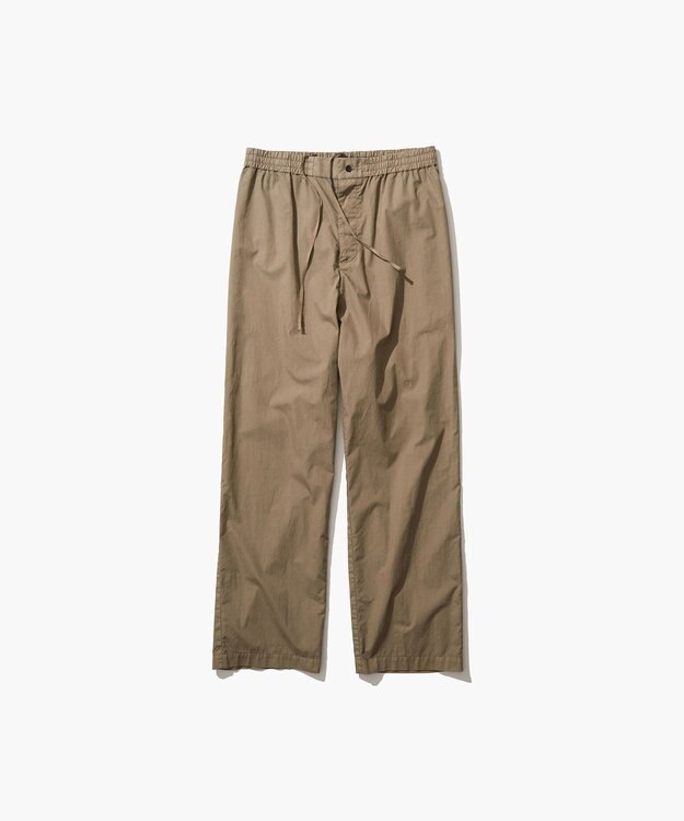 ATON COTTN LAWN | ワイドイージーパンツ - UNISEX BEIGE