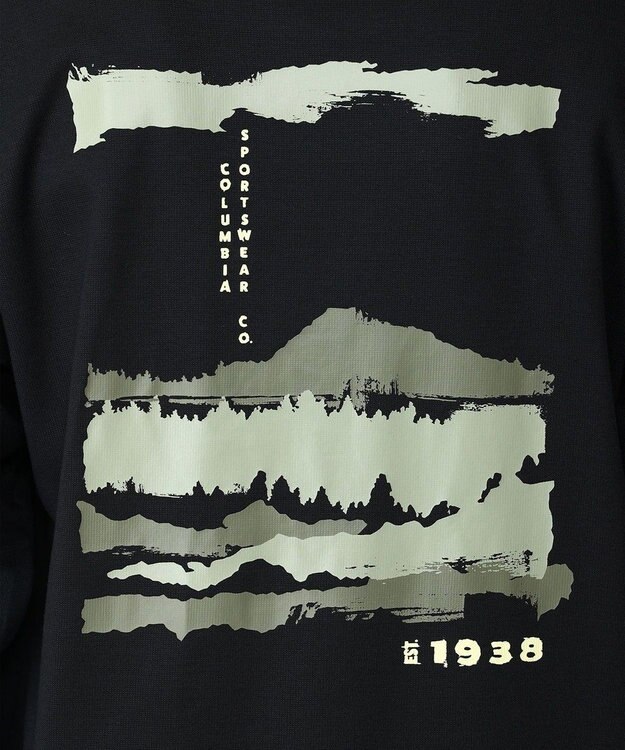 Columbia Columbia/ プラネタリーポイントロングスリーブグラフィックティー /コロンビア Black、 Painterly Plains
