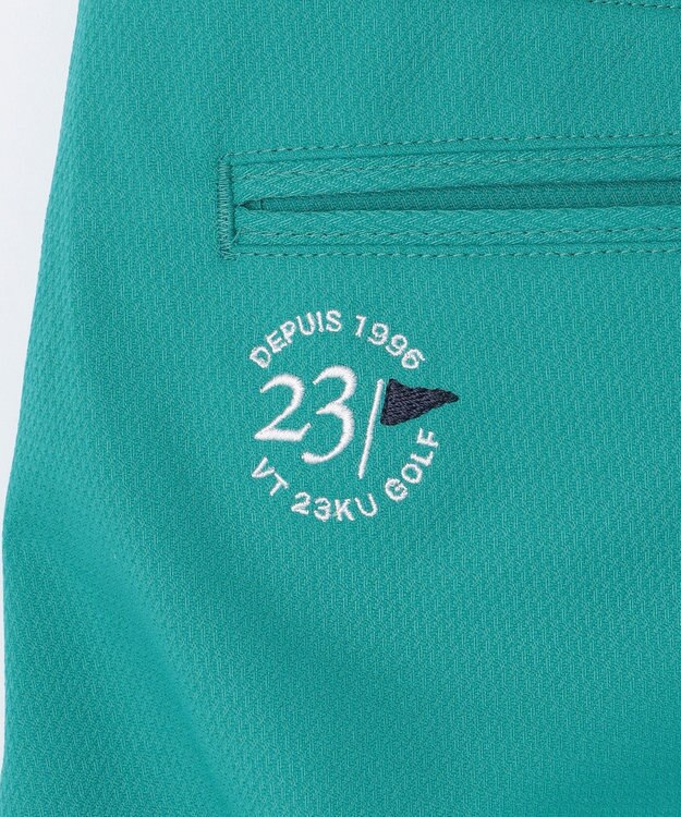 23区GOLF 【MEN】【ストレッチ】スケトラドビー フルレングスパンツ ターコイズブルー系