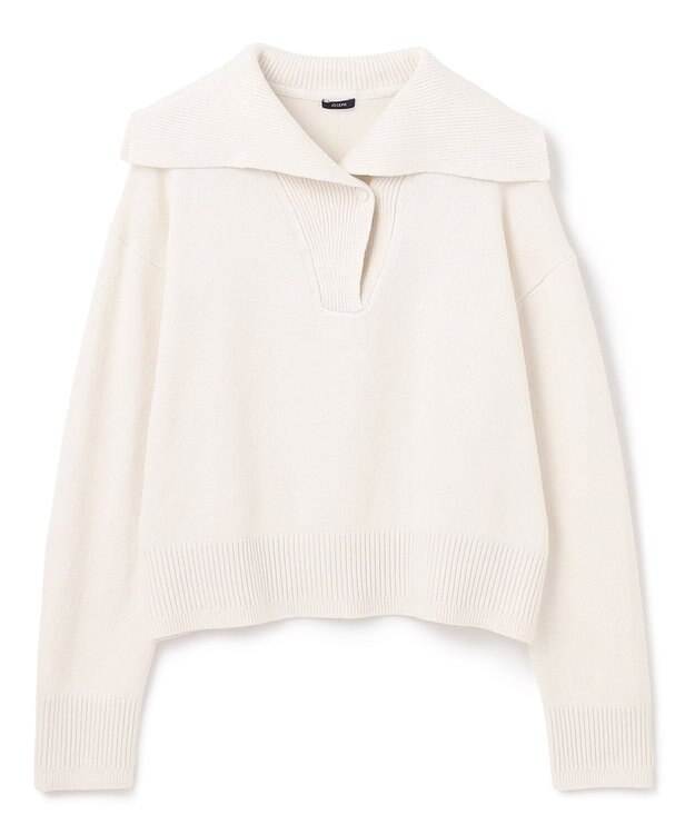 JOSEPH シルクカシミヤ　ポロニット Oyster white