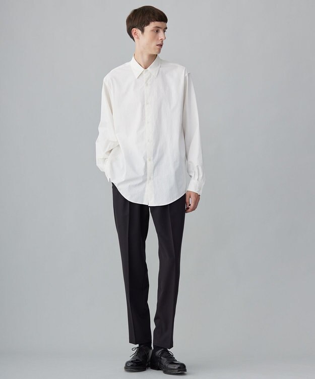 UNFILO MENS 【男女兼用】コンフォート レギュラーカラーシャツ [24年秋冬商品] オフ