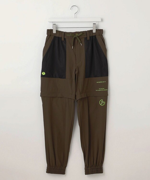 PW CIRCULUS 【撥水加工/軽量/ストレッチ】【MEN】デタッチャブルパンツ カーキ系