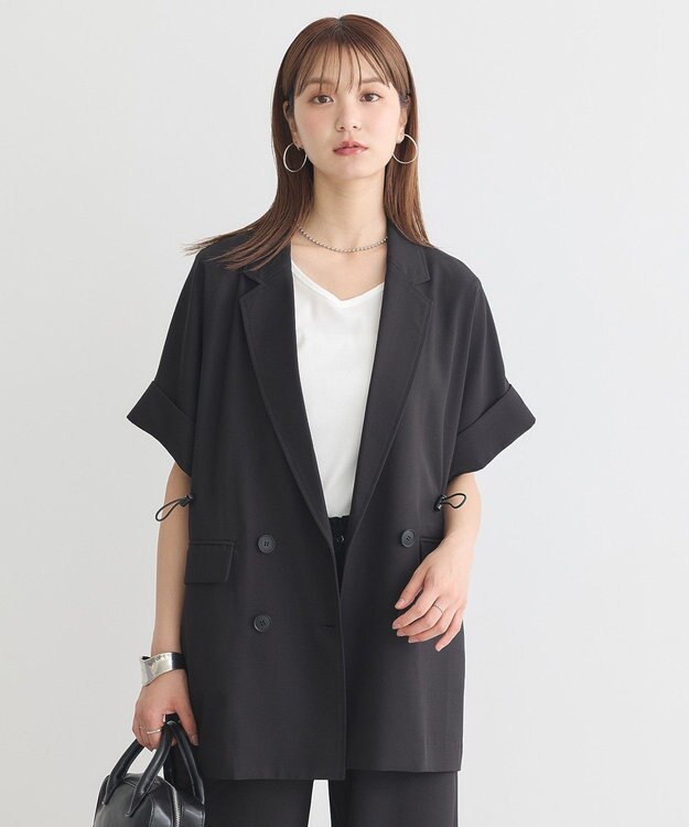 earth music&ecology 前後２ｗａｙステッチリブタンクトップ Ivory