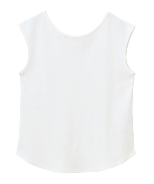 earth music&ecology 前後２ｗａｙステッチリブタンクトップ Ivory