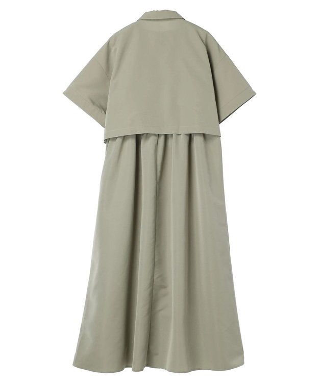 Green Parks armonia．ＳＥＴ２点　シャツワンピース Green