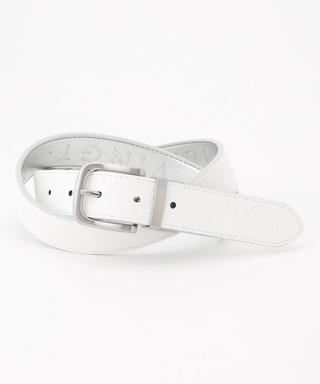 23区GOLF 【WOMEN】リバーシブルベルト シルバー系