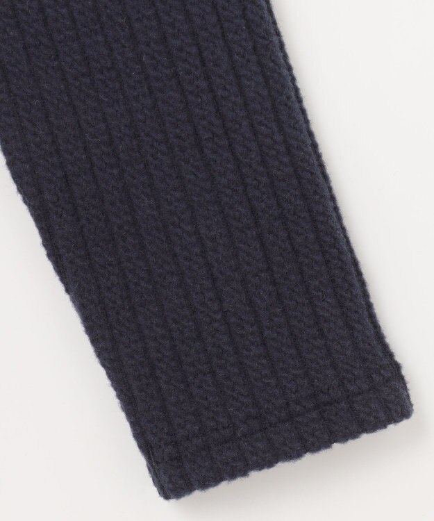 ANY KIDS 表起毛 レースアップ チュニック ネイビー