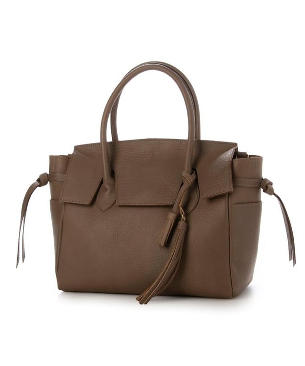 UNBILLION 【テレビ ドラマ着用アイテム】perche 姫路オイルレザーフラップ付きトートバッグS オーク