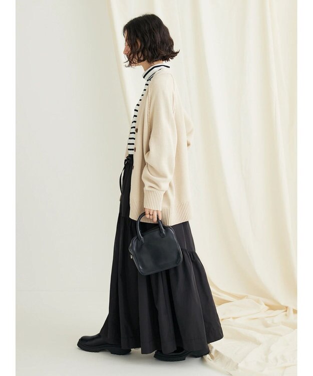 CRAFT STANDARD BOUTIQUE リバーシブルチュールスカート Black