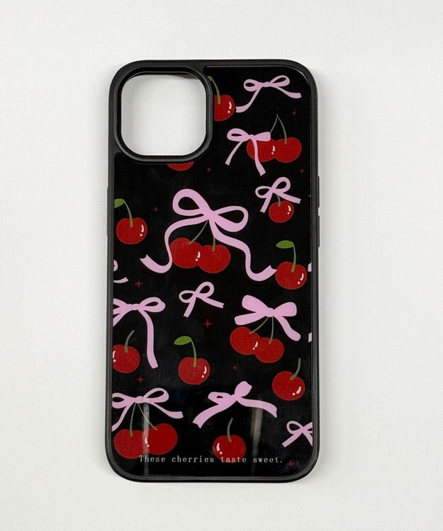 WEGO チェリーリボンiphoneケース 柄2