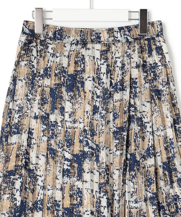 J.PRESS YORK STREET 【WOMEN】ペイントプリントスカート ネイビー系5