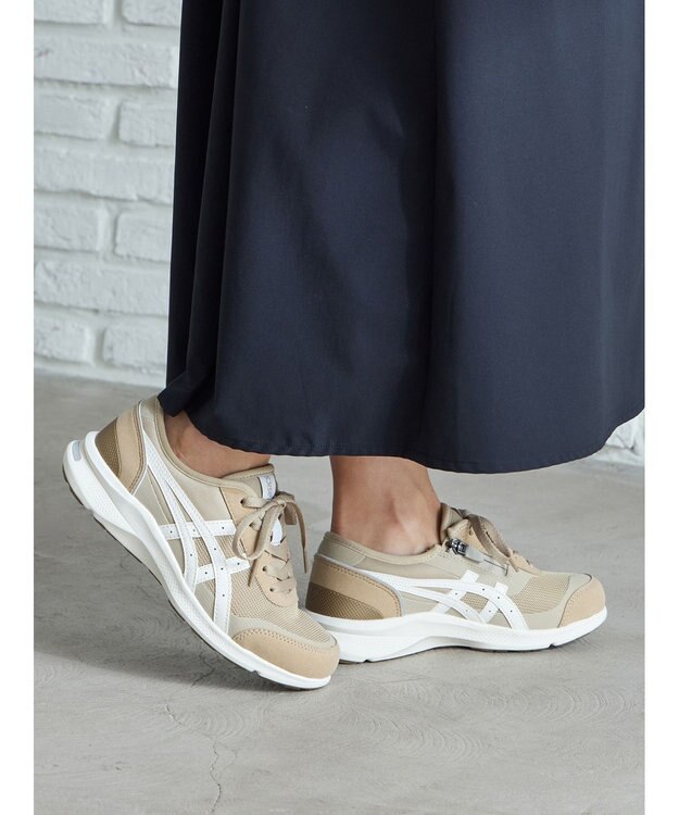 ASICS WALKING ハダシウォーカー レディース 3E相当 ベージュ系