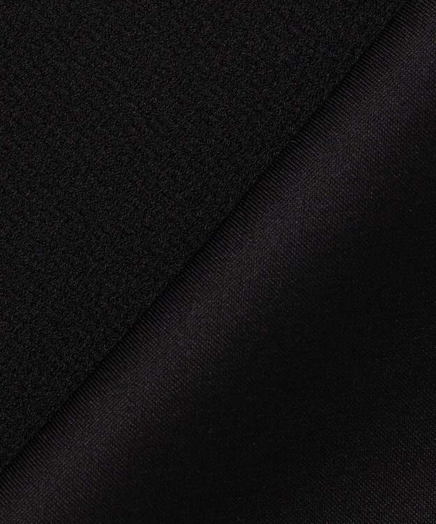 ANY SIS L カットジョーゼット カーディガン ブラック