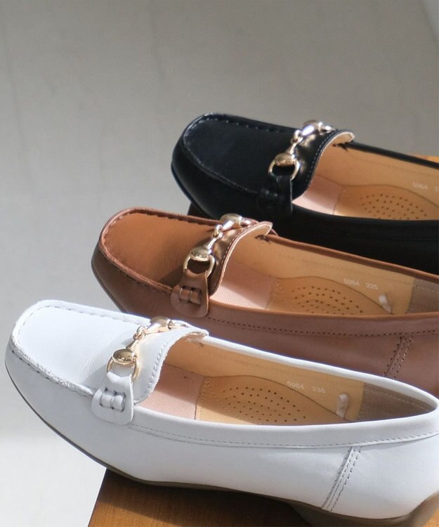 Pointer 本革ビットローファードライビングシューズ ブラック