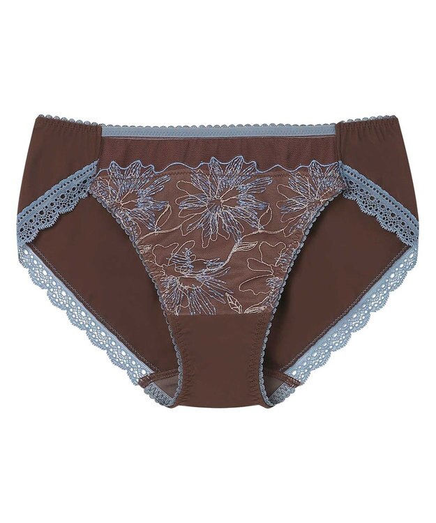 AMPHI 【otona MUSE WEB掲載】 ショーツ 【BRAGENIC ブラジェニック ぴたっとフィットタイプ】 BMI257とペア アウターにひびきにくい(裾) PMI157 アンフィ／ワコール ブラウン