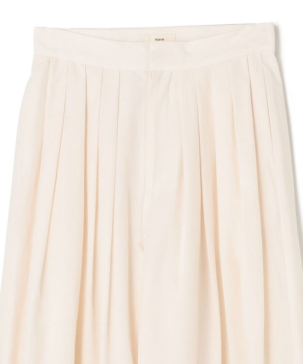 NAVE 【Nave・洗える】ドライタッサー パンツ ホワイト系