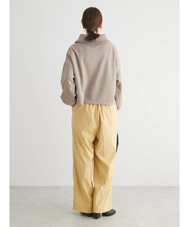 Green Parks ・Ｐｅｔｉｔ　Ｆｌｅｕｒ　ハイウエストワイドパンツ Yellow