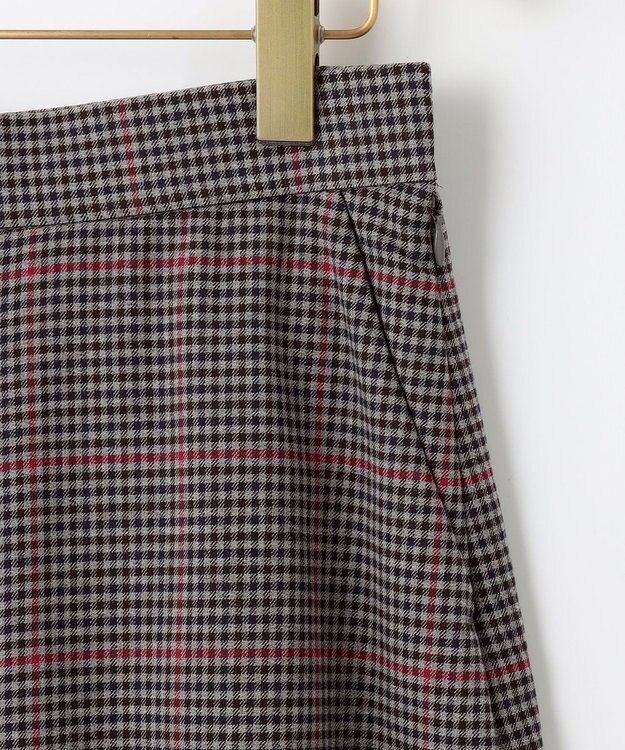 組曲 T/Rツイルストレッチ フレアパンツ ライトグレー系3