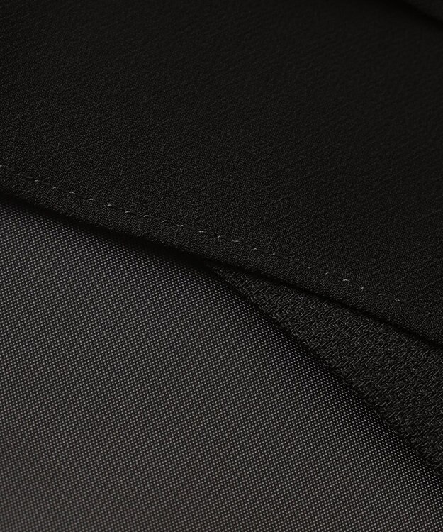 組曲 NOIR 【洗える】ウォッシャブルストレッチバーズアイ　ジャケット＋ワンピース ブラック系