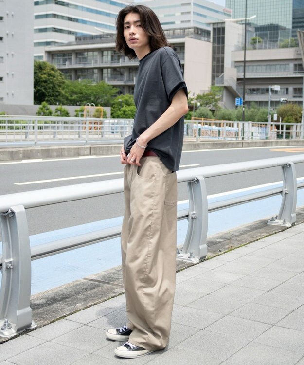 WEGO フェイクレイヤードボーダーT（SS） ブラックボーダー