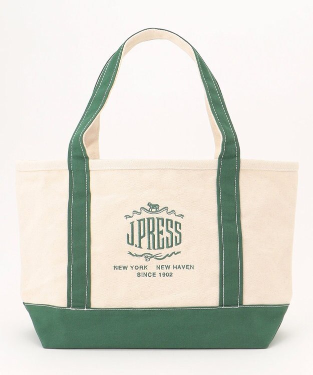 J.PRESS MEN オーバル トートバッグ グリーン系