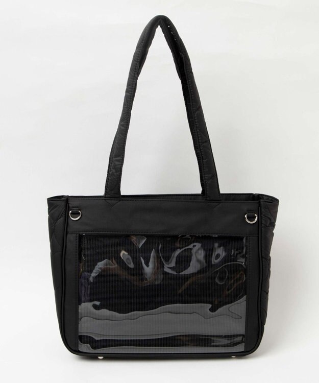 WEGO 【痛バ＆推し活グッズ】ときめきキルティング痛バッグS ブラック