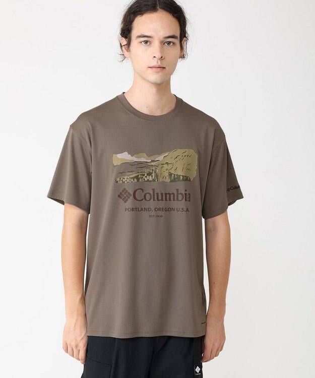 Columbia Columbia/ レイクアローヘッドグラフィックショートスリーブTシャツ /コロンビア Iron、 River